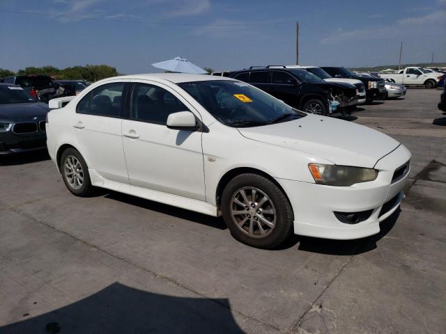 JA32U2FU5AU013273 - 2010 MITSUBISHI LANCER ES/ES SPORT WHITE photo 4