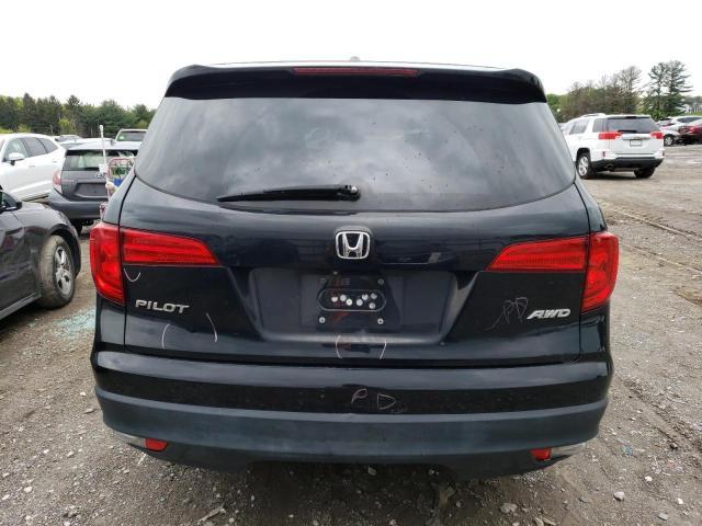 5FNYF6H5XGB012396 - 2016 HONDA PILOT EXL BLACK photo 6