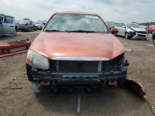 KNAFE121185013939 - 2008 KIA SPECTRA EX ORANGE photo 5