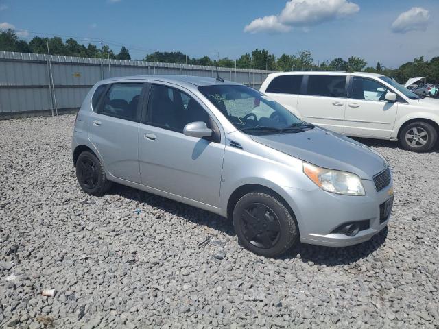 KL1TD66E79B331674 - 2009 CHEVROLET AVEO LS GRAY photo 4