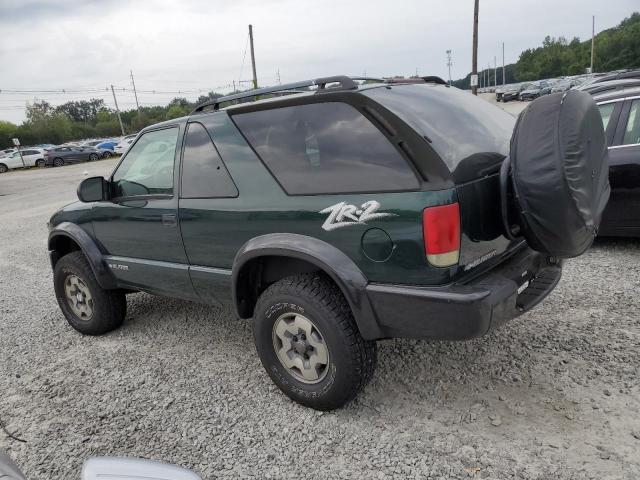 1GNCT18XX4K100149 - 2004 CHEVROLET BLAZER GREEN photo 2