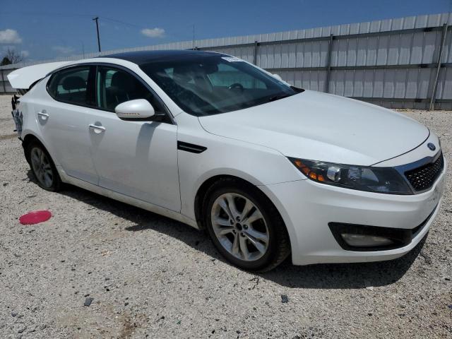 5XXGN4A76DG247000 - 2013 KIA OPTIMA EX WHITE photo 4