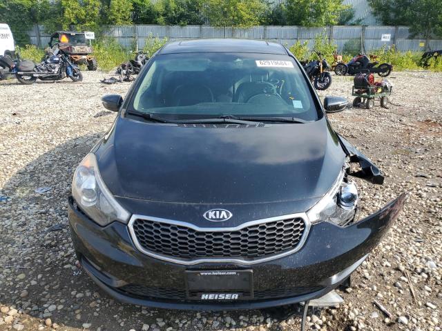 KNAFX5A82E5204944 - 2014 KIA FORTE EX BLACK photo 5