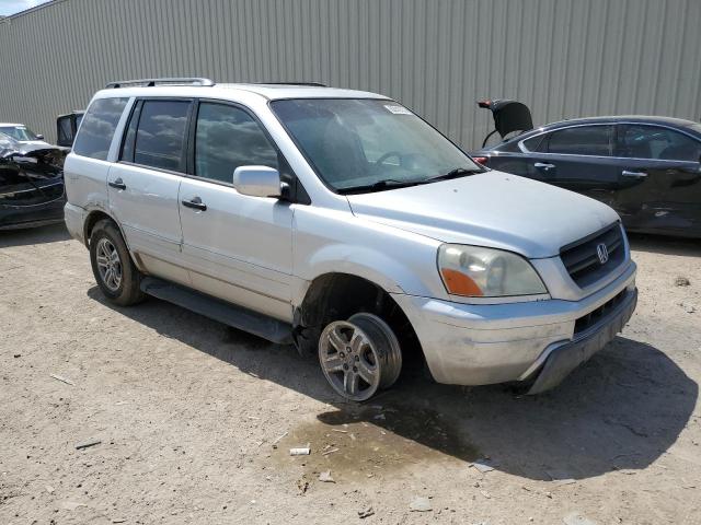 2HKYF18675H567946 - 2005 HONDA PILOT EXL GRAY photo 4