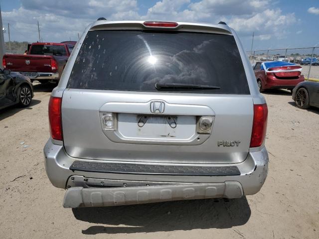 2HKYF18675H567946 - 2005 HONDA PILOT EXL GRAY photo 6