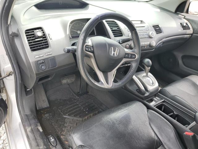 2HGFG12928H547531 - 2008 HONDA CIVIC EXL SILVER photo 8