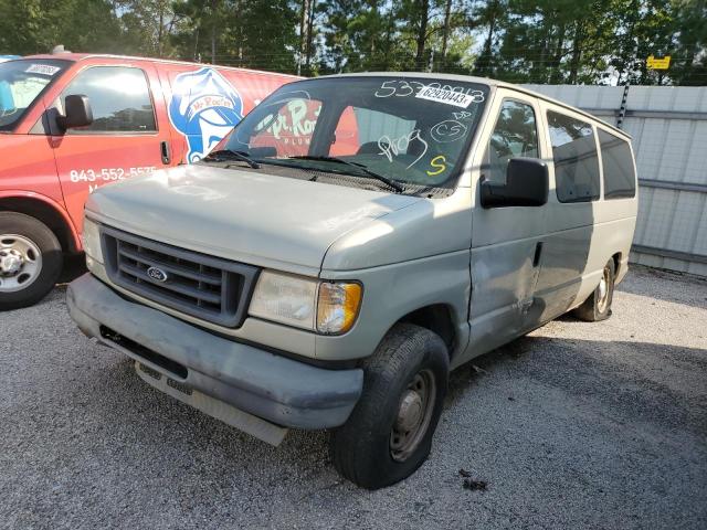 1FMRE11W46DA20430 - 2006 FORD ECONOLINE E150 WAGON BEIGE photo 1