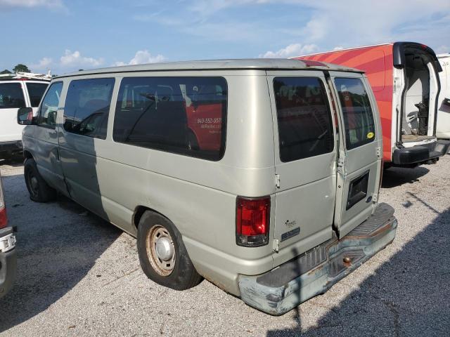 1FMRE11W46DA20430 - 2006 FORD ECONOLINE E150 WAGON BEIGE photo 2