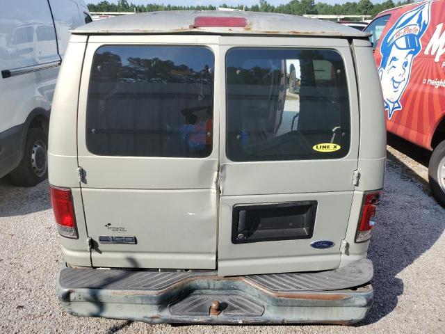 1FMRE11W46DA20430 - 2006 FORD ECONOLINE E150 WAGON BEIGE photo 6