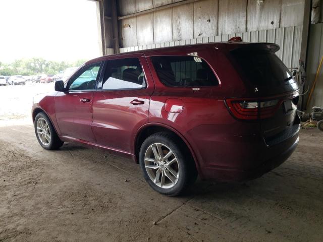 1C4RDHDG0MC608042 - 2021 DODGE DURANGO GT MAROON photo 2