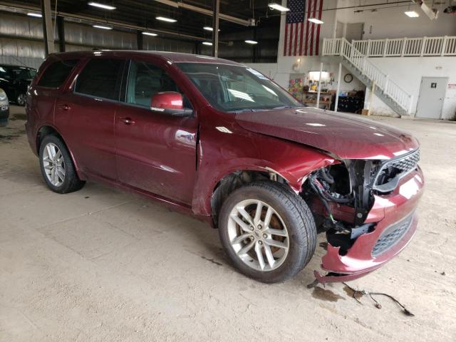 1C4RDHDG0MC608042 - 2021 DODGE DURANGO GT MAROON photo 4