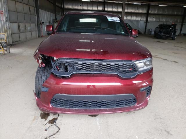 1C4RDHDG0MC608042 - 2021 DODGE DURANGO GT MAROON photo 5