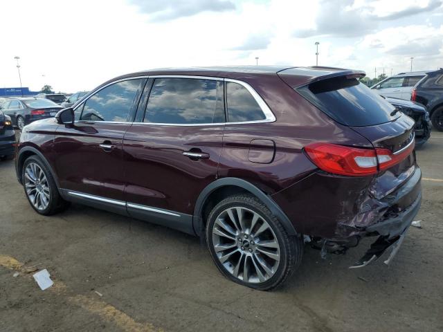 2LMPJ8LR0HBL14827 - 2017 LINCOLN MKX RESERVE Շագանակագույն լուսանկար 2