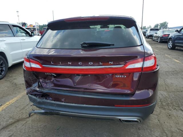 2LMPJ8LR0HBL14827 - 2017 LINCOLN MKX RESERVE Շագանակագույն լուսանկար 6