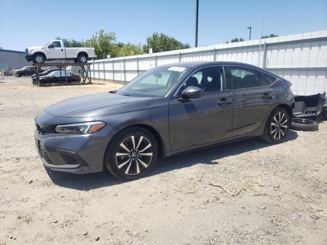 19XFL1H70RE013232 - 2024 HONDA CIVIC EXL GRAY photo 1