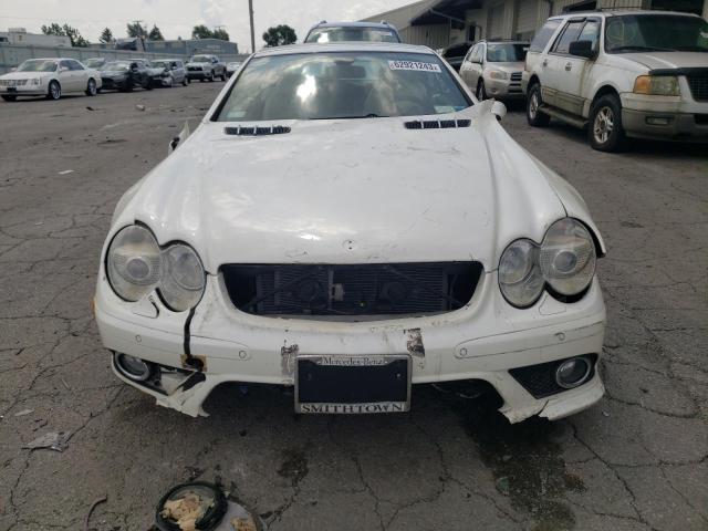 WDBSK72FX8F141582 - 2008 MERCEDES-BENZ SL 55 AMG WHITE photo 5