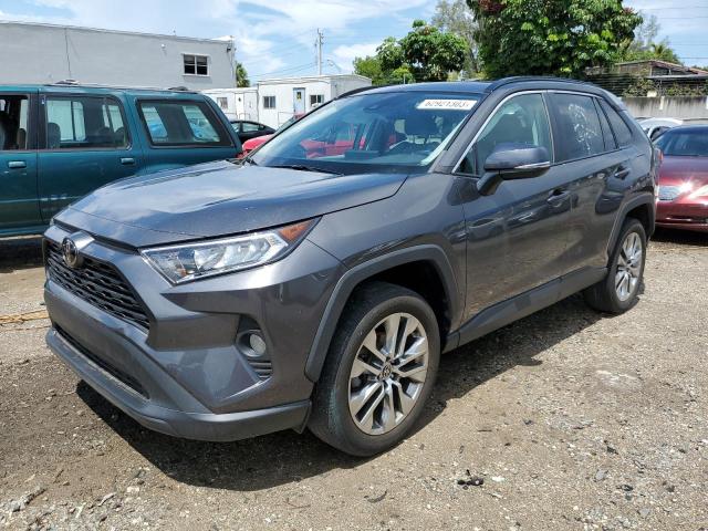 2T3C1RFV2MC161227 - 2021 TOYOTA RAV4 XLE PREMIUM GRAY photo 1