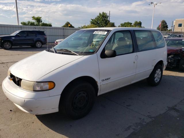 4N2DN1114VD818456 - 1997 NISSAN QUEST XE WHITE photo 1