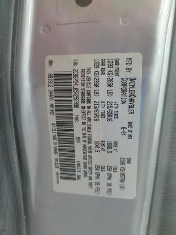 2C8GP54L85R258998 - 2005 CHRYSLER TOWN & COU TOURING 银色 照片 13