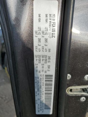 1C4PJLCX3JD588931 - 2018 JEEP CHEROKEE LATITUDE გრაფიტი ფოტო 14