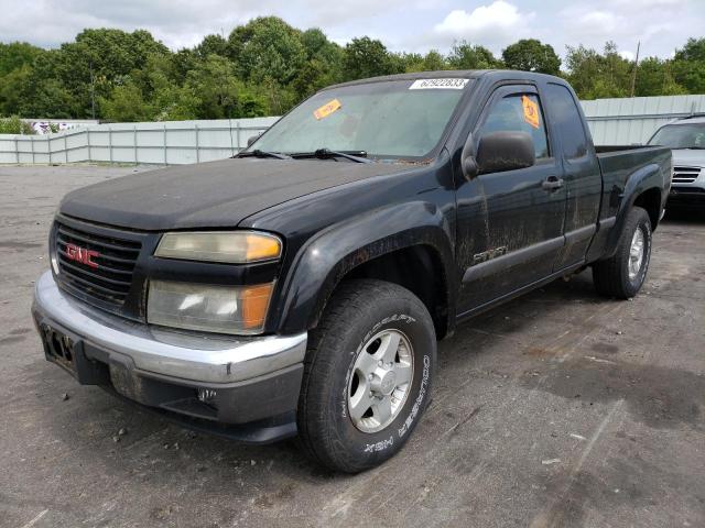 1GTDT196848176579 - 2004 GMC CANYON BLACK photo 1