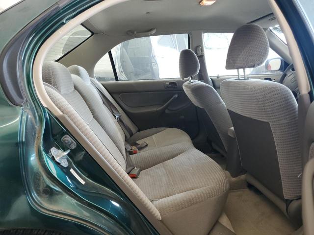 2HGEJ661XYH597298 - 2000 HONDA CIVIC BASE GREEN photo 10