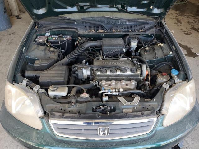 2HGEJ661XYH597298 - 2000 HONDA CIVIC BASE GREEN photo 11