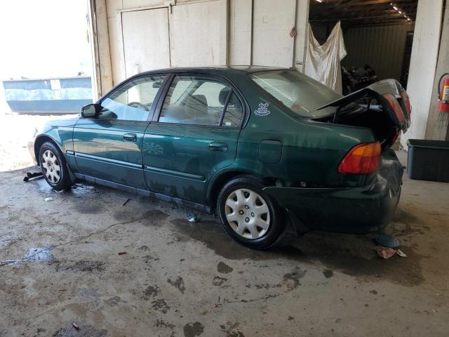 2HGEJ661XYH597298 - 2000 HONDA CIVIC BASE GREEN photo 2