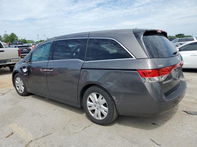 5FNRL5H91EB020572 - 2014 HONDA ODYSSEY TOURING SILVER photo 2
