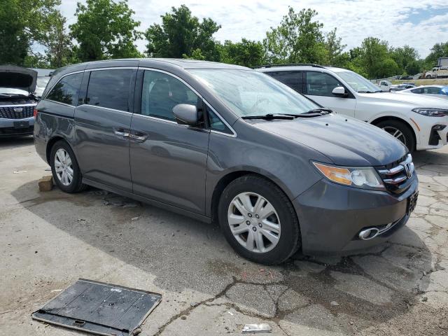 5FNRL5H91EB020572 - 2014 HONDA ODYSSEY TOURING SILVER photo 4