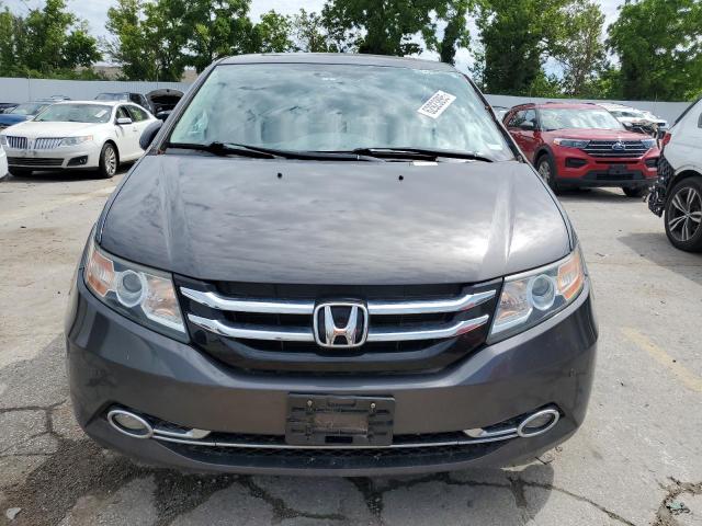 5FNRL5H91EB020572 - 2014 HONDA ODYSSEY TOURING SILVER photo 5