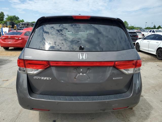 5FNRL5H91EB020572 - 2014 HONDA ODYSSEY TOURING SILVER photo 6