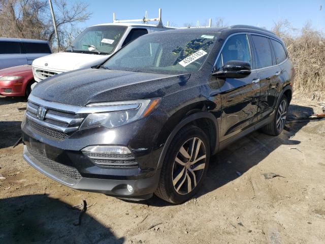 5FNYF6H0XHB025915 - 2017 HONDA PILOT ELITE BLACK photo 1