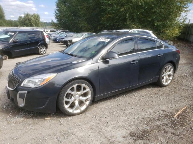 2G4GU5GX6E9224739 - 2014 BUICK REGAL GS GRAY photo 1