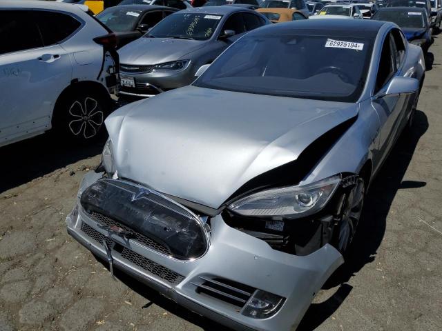 5YJSA1E22GF128581 - 2016 TESLA MODEL S ვერცხლისფერი ფოტო 1
