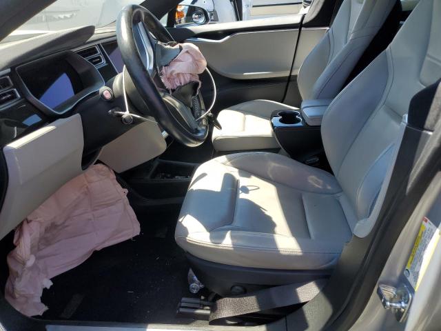 5YJSA1E22GF128581 - 2016 TESLA MODEL S ვერცხლისფერი ფოტო 7