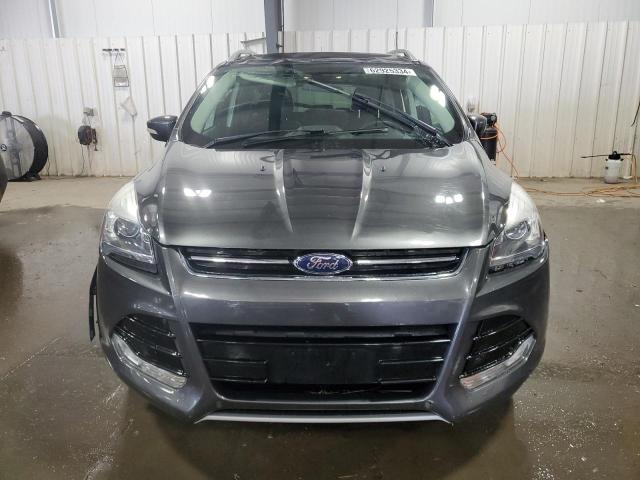 1FMCU9JX8FUA52586 - 2015 FORD ESCAPE TITANIUM GRAY photo 5