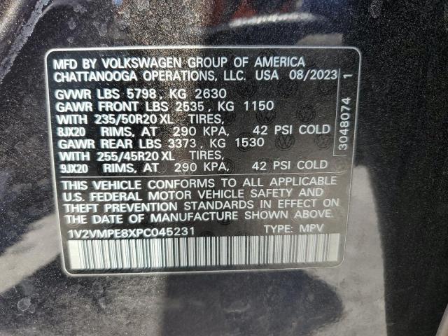 1V2VMPE8XPC045231 - 2023 VOLKSWAGEN ID.4 PRO S أسود صورة 13