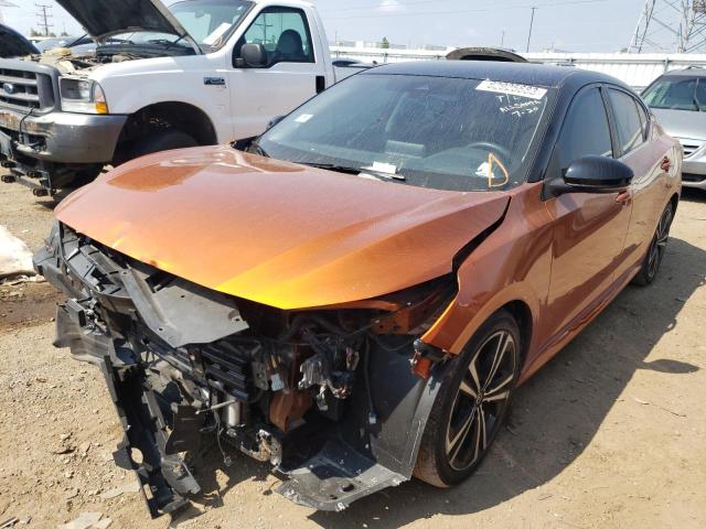 3N1AB8DV2LY208963 - 2020 NISSAN SENTRA SR ORANGE photo 1