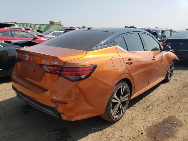 3N1AB8DV2LY208963 - 2020 NISSAN SENTRA SR ORANGE photo 3