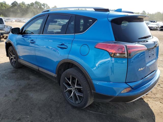 JTMNFREV0JD109808 - 2018 TOYOTA RAV4 SE BLUE photo 2