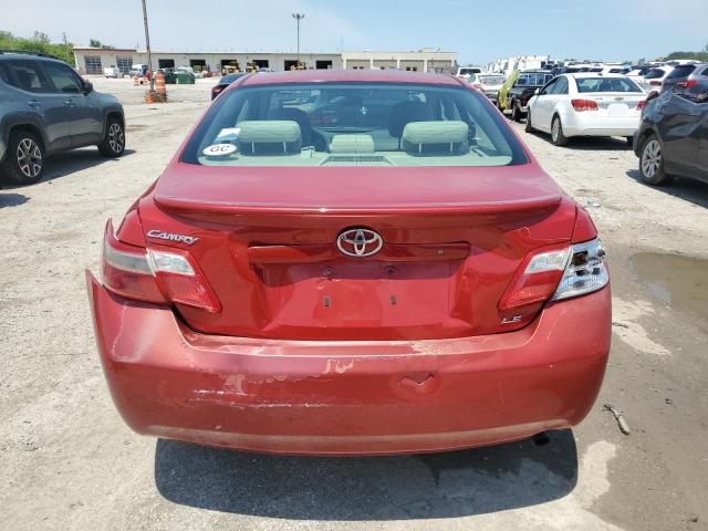 4T4BE46K48R038217 - 2008 TOYOTA CAMRY CE RED photo 6