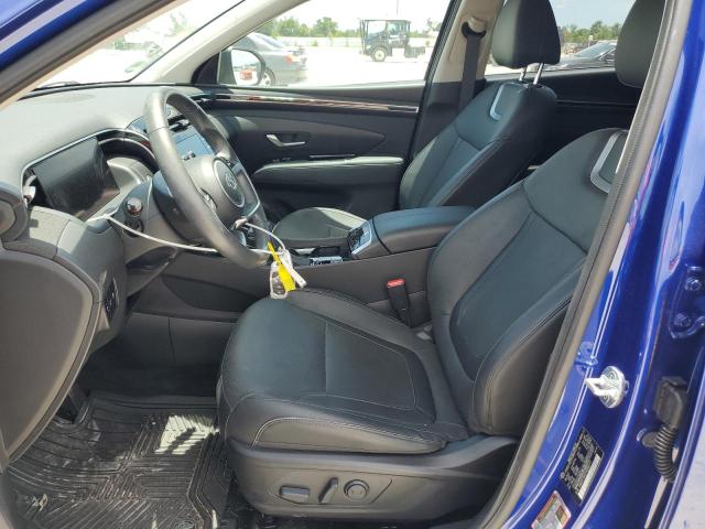 5NMJC3AE2NH004775 - 2022 HYUNDAI TUCSON SEL BLUE photo 7