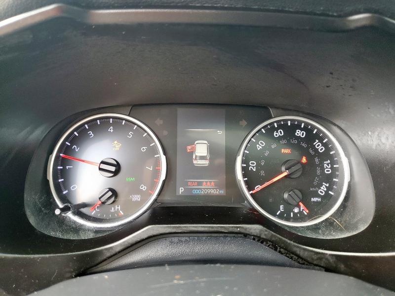 2T3W1RFV6KW013526 - 2019 TOYOTA RAV4 XLE Қара фото 9