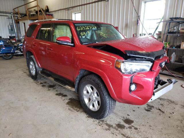 JTEBU5JR0G5346629 - 2016 TOYOTA 4RUNNER SR5/SR5 PREMIUM RED photo 4