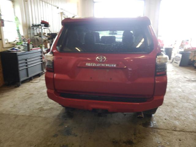 JTEBU5JR0G5346629 - 2016 TOYOTA 4RUNNER SR5/SR5 PREMIUM RED photo 6