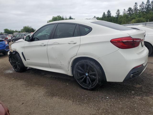 5UXKU2C53J0X49276 - 2018 BMW X6 XDRIVE35I WHITE photo 2