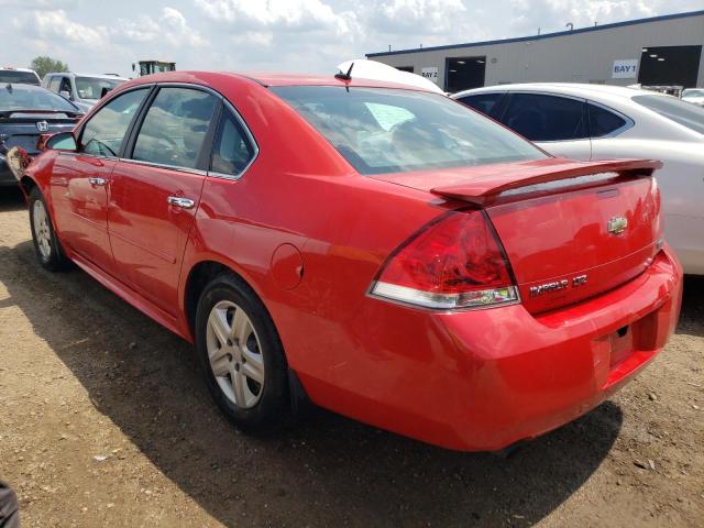 2G1WC5E34D1153131 - 2013 CHEVROLET IMPALA LTZ RED photo 2