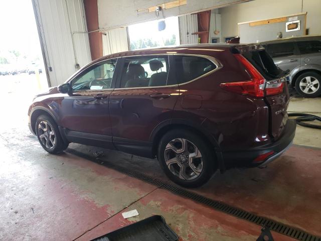 2HKRW2H84KH615815 - 2019 HONDA CR-V EXL MAROON photo 2