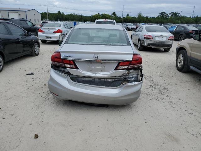 19XFB2F56FE053143 - 2015 HONDA CIVIC LX SILVER photo 6